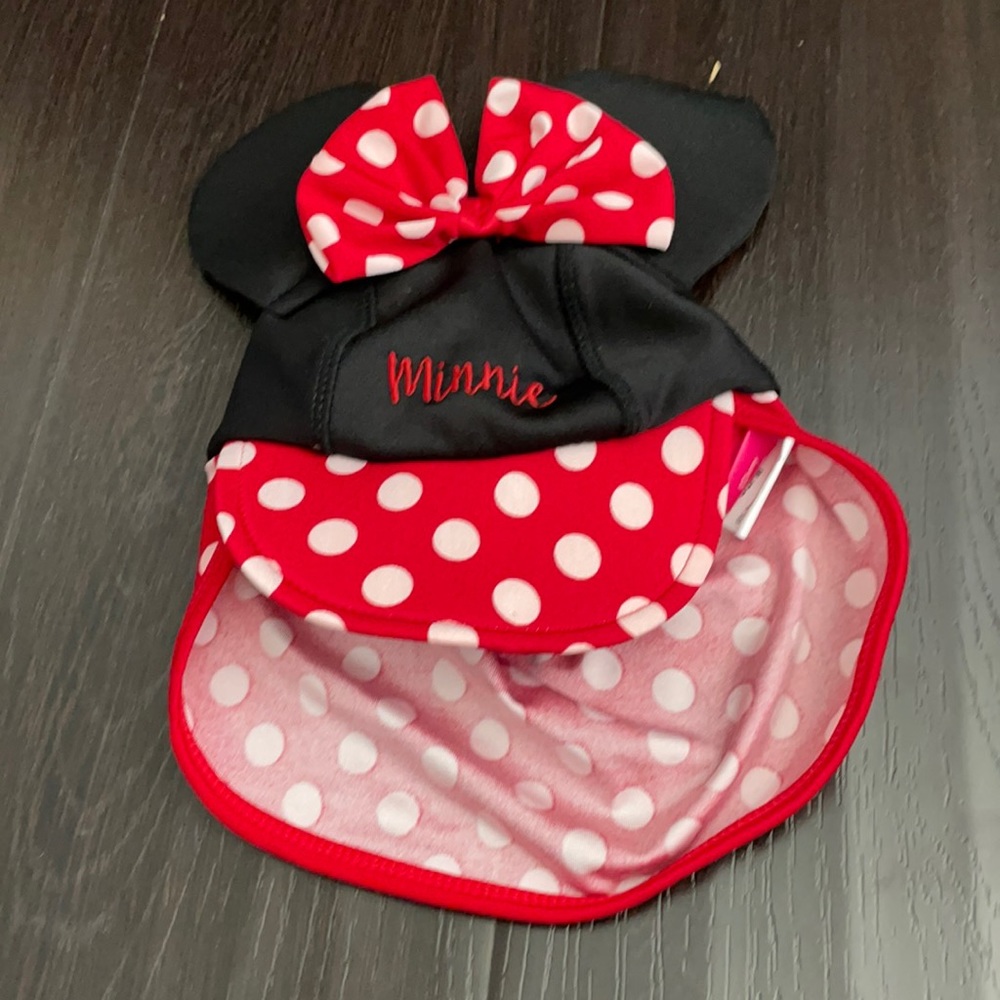Minnie mouse baby hat